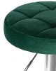 Купить Табурет барный DOBRIN BRUNO, зеленый велюр (MJ9-88) по выгодной цене для кафе, ресторанов и кухни