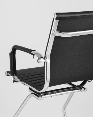 Конференц кресла - Кресло для посетителей TopChairs Visit черное