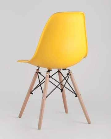 Купить Стул Eames DSW желтый по низкой цене