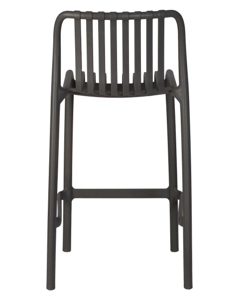 Стул полубарный DOBRIN CHLOE, темно-серый (GR-04) для кафе, ресторанов и кухни