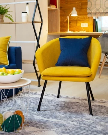 Купить Кресло Декстер охра по низкой цене