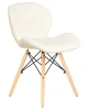 Купить Набор 4 шт Стул обеденный DOBRIN BUTTERFLY, ножки светлый бук, цвет сиденья кремовый в интернет-магазине КупиКресла.ру