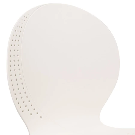 Купить Стул Wave белый с черными ножками по низкой цене