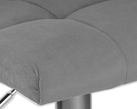 Купить Стул барный DOBRIN CANDY, серый велюр (MJ9-75) по выгодной цене для кафе, ресторанов и кухни