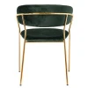Купить Стул Turin зеленый с золотыми ножками по низкой цене