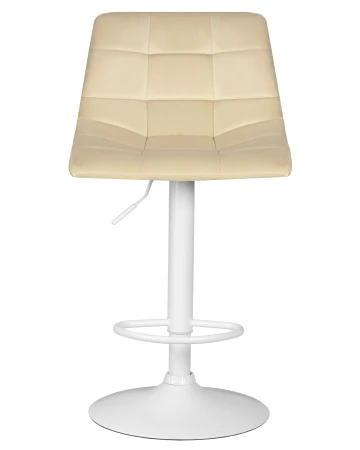 Купить Набор 2 шт Стул барный DOBRIN TAILOR WHITE, бежевый велюр (MJ9-10) в интернет-магазине КупиКресла.ру