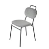 Купить Стул MOLLY разборный черный каркас серое сиденье по низкой цене