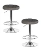 Набор 2 шт Табурет барный DOBRIN BRUNO, серый велюр (MJ9-75)