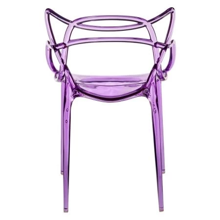 Купить Стул Masters прозрачный сиреневый по низкой цене