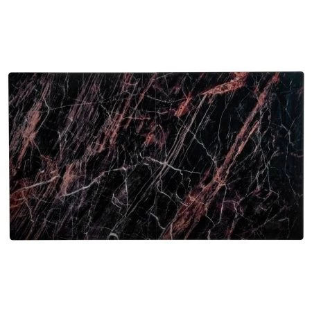 Купить Стол Areal раскладной 140-180х80х75 чёрный мрамор с чёрными ножками по низкой цене