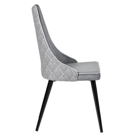 Купить Стул Dave серый с жаккардом в интернет-магазине КупиКресла.ру