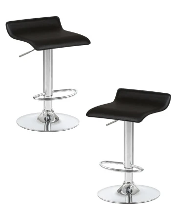 Набор 2 шт Стул барный DOBRIN TOMMY, чёрный