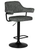 Купить Набор 2 шт Стул барный DOBRIN CHARLY BLACK, серый твид (LEO11) в интернет-магазине КупиКресла.ру