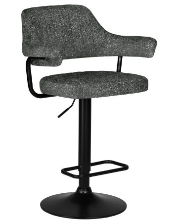 Купить Набор 2 шт Стул барный DOBRIN CHARLY BLACK, серый твид (LEO11) в интернет-магазине КупиКресла.ру