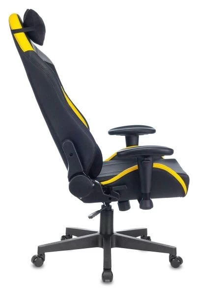 Кресло игровое Zombie HERO CYBERZONE PRO черный/желтый искусственная кожа с подголов. крестовина пластик | Купить в КупиКресла.ру