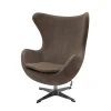 Кресло EGG STYLE CHAIR латте, искусственная замша FR 0647
