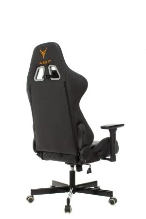 Кресло игровое Knight ARMOR черный ромбик эко.кожа с подголов. крестов. металл