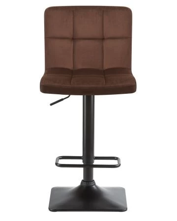 Купить Стул барный DOMINIC (шоколадный велюр (MJ9-111)) по выгодной цене для кафе, ресторанов и кухни