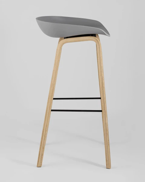 Стул барный LIBRA СЕРЫЙ для кафе, ресторанов и кухни