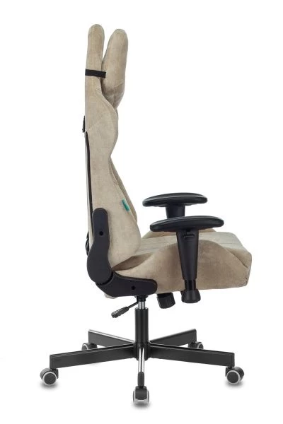 Кресло игровое Zombie VIKING KNIGHT Fabric песочный Light-21 с подголов. крестовина металл | Купить в КупиКресла.ру