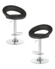 Набор 2 шт Стул барный DOBRIN MIRA, чёрный