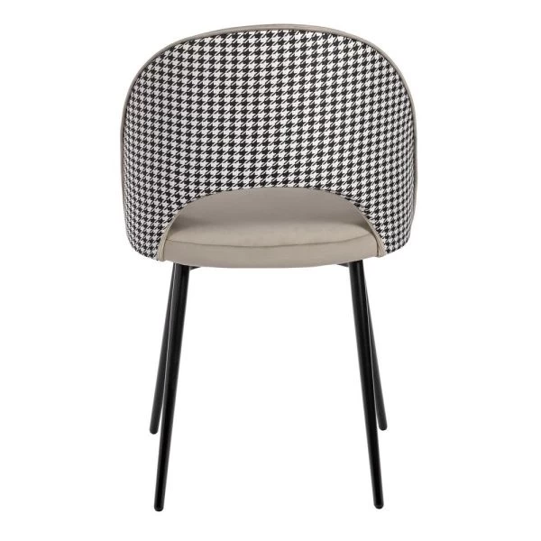 Купить Стул Leo латте с жаккардом по низкой цене