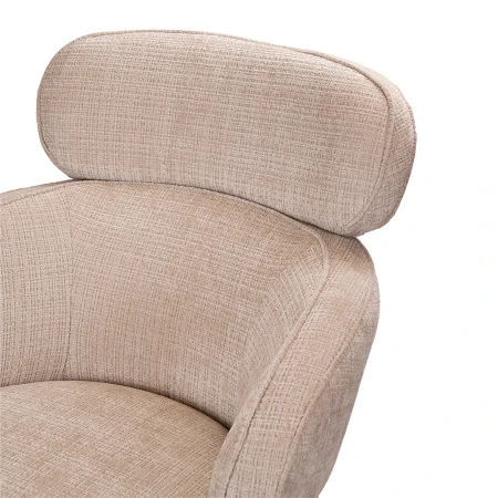 Купить Кресло KING кремовый, шенилл по низкой цене
