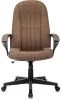 Кресло руководителя Бюрократ T-898 коричневый 38-414 крестов. пластик