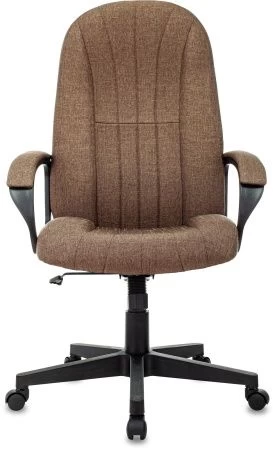 Кресло руководителя Бюрократ T-898 коричневый 38-414 крестов. пластик