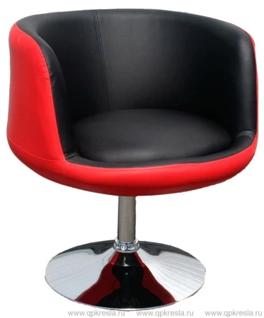 Кресло CUP (Кап) красно-черный (Экокожа Красно-черный)