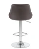 Купить Стул барный DOBRIN LOGAN, коричневый по выгодной цене для кафе, ресторанов и кухни