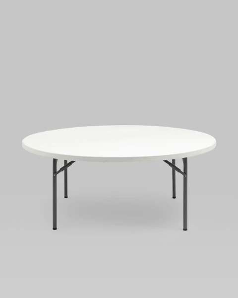 Купить Стол круглый складной пластиковый Кейт 180 по низкой цене