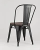 Купить Стул TOLIX WOOD черный глянцевый по низкой цене