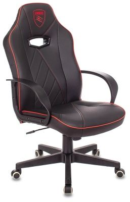 Кресло игровое Zombie VIKING XS черный эко.кожа крестов. пластик