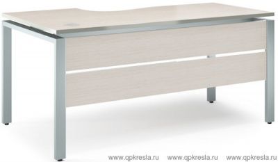 Стол эргономичный с царгой металлокаркасе V-1.6.2М левый