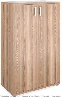 Стеллаж НТ-480 с дверьми ЛДСП НТ-601.2