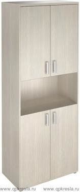 Стеллаж НТ-580 с дверьми ЛДСП НТ-600.2 (2 комплекта)