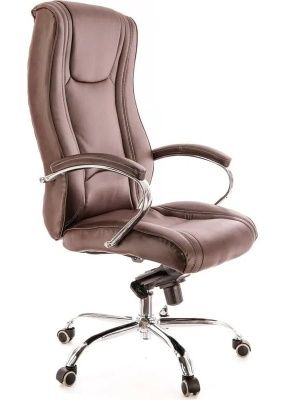 Кресло Everprof King M кожа коричневый