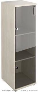 Стеллаж НТ-440 со стеклянными дверьми НТ-601стл