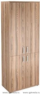 Стеллаж НТ-580 с дверьми ЛДСП НТ-600.2 и НТ-601.2