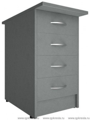 Тумба приставная (4 ящика, с замком) А.ТП-4.2