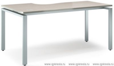 Стол эргономичный на металлокаркасе V-1.6.1М левый