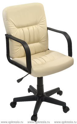 Кресло руководителя Чери А (Экокожа Dollaro Слоновая кость)