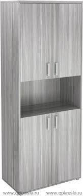 Стеллаж НТ-580 с дверьми ЛДСП НТ-600.2 (2 комплекта)