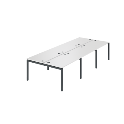 Бенч двойной на 6 рабочих мест АМБ-002-6