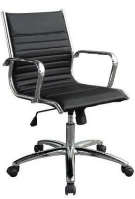 Кресло Roger LB (Роджер низкая спинка) (Экокожа Черный) Кресло Roger LB (Роджер низкая спинка) (Экокожа Черный)