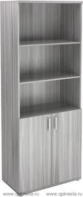 Стеллаж НТ-580 с дверьми ЛДСП НТ-600.2