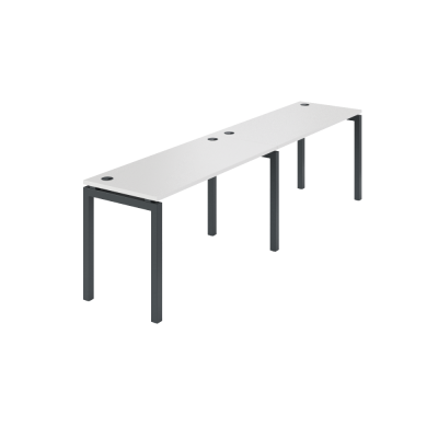Бенч линейный на 2 рабочих места АМБЛ-003.60/антрацит