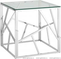 Журнальный столик АРТ ДЕКО 55 Серебро