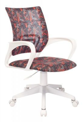 Кресло детское Бюрократ KD-W4 черный/красный красный кристалл крестов. пластик белый пластик белый Кресло детское Бюрократ KD-W4 черный/красный красный кристалл крестов. пластик белый пластик белый